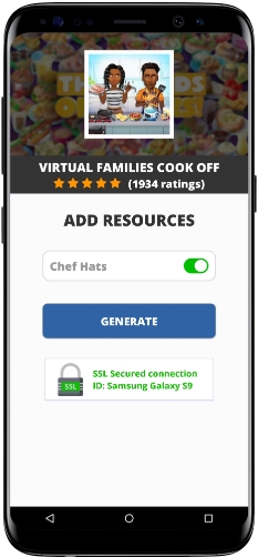 virtual families cook off