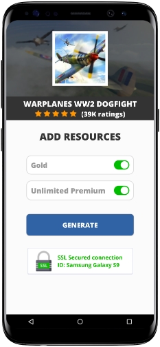 Warplanes WW2 Dogfight MOD APK Screenshot