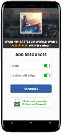 Warship Battle 3D World War 2 MOD APK Screenshot