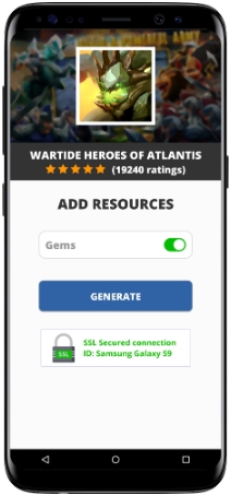 Wartide Heroes of Atlantis MOD APK Screenshot