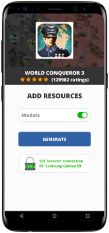 world conqueror 3 mod apk unlimited resources and medals